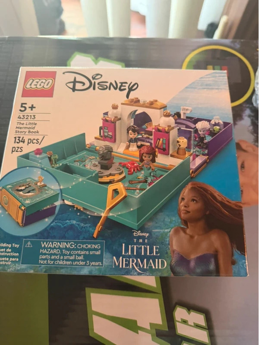 Little mermaid story book Lego set